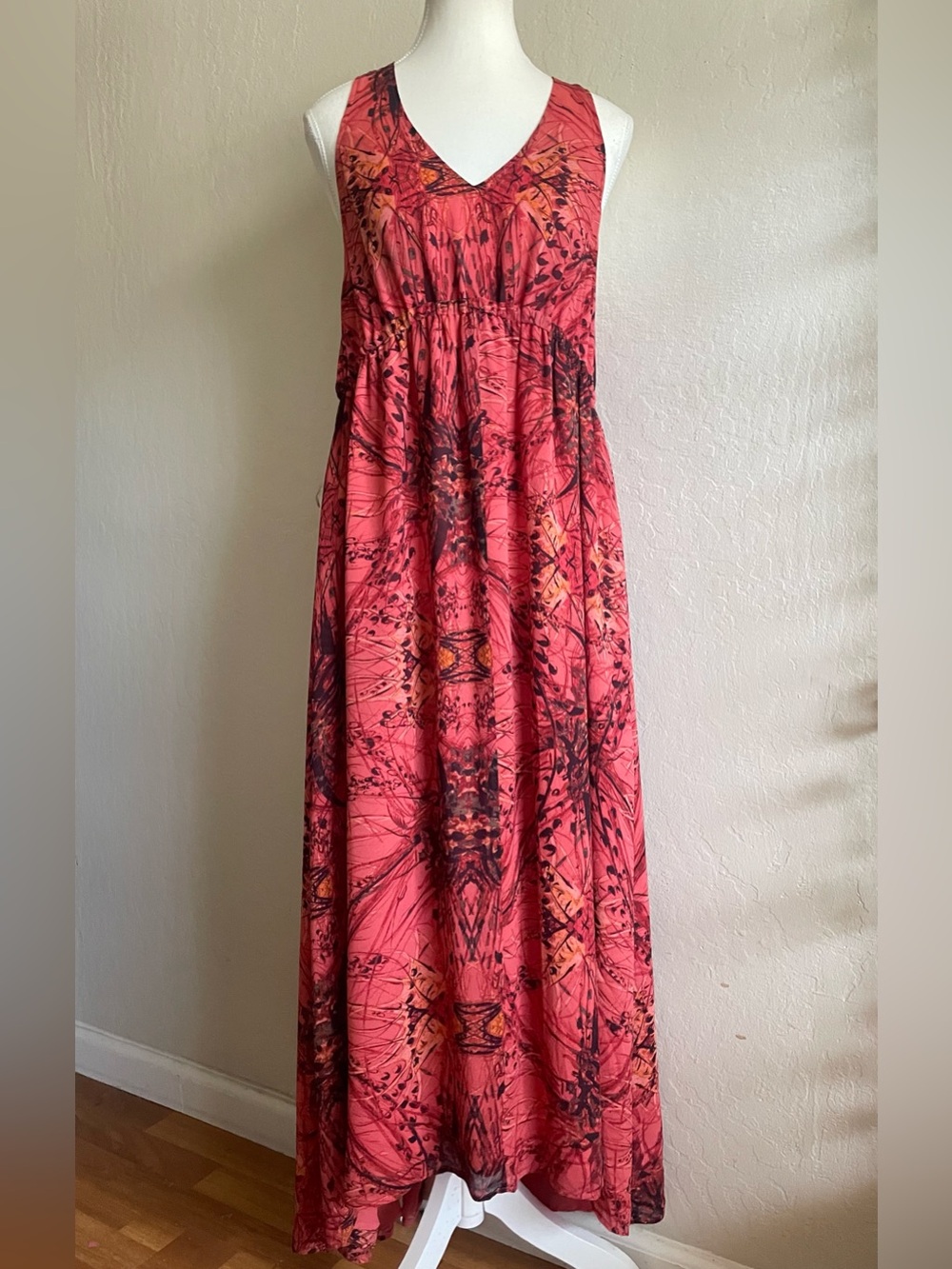 Hinge silk summer dress